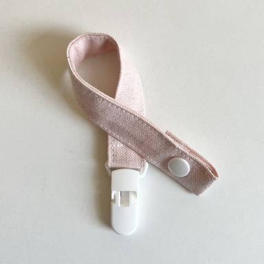 Pacifier clip - pink